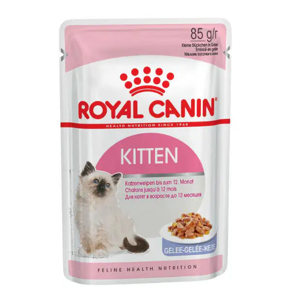 Royal Canin Kitten Instinctive 85 gr  In ricca gelatina bauzaarit.myshopify.com