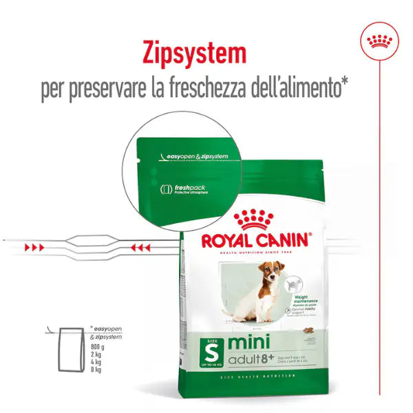 Royal Canin Mini Adult 8+   bauzaarit.myshopify.com