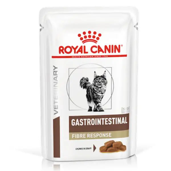 Royal Canin Veterinary Diet Gastrointestinal Fibre Response in salsa multipack 12x85 gr   bauzaarit.myshopify.com