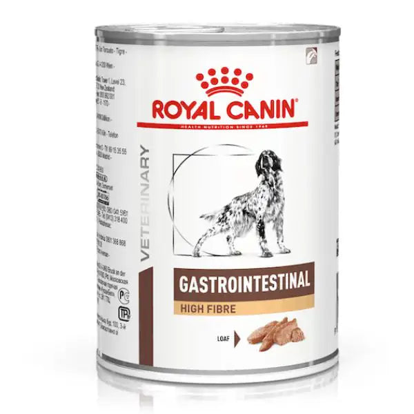 Royal Canin Veterinary Diet Gastrointestinal High Fibre Patè Canine   bauzaarit.myshopify.com