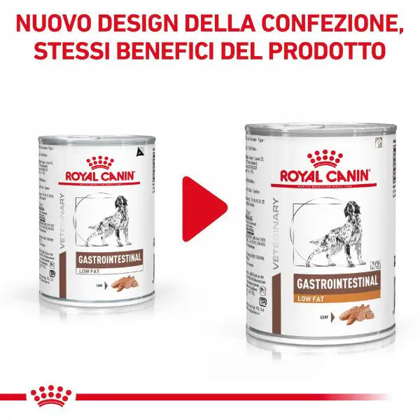 Royal Canin Veterinary Diet Gastrointestinal Low Fat Patè Canine   bauzaarit.myshopify.com