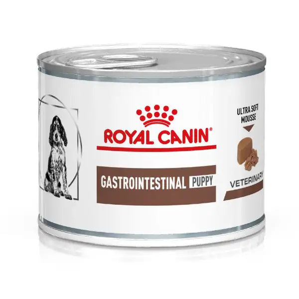 Royal Canin Veterinary Diet Gastrointestinal Puppy mousse ultra soft 195 gr   bauzaarit.myshopify.com
