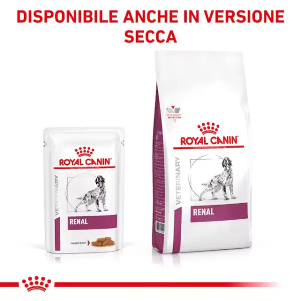 Royal Canin Veterinary Diet Renal Bustine Multipack 12x100 gr   bauzaarit.myshopify.com