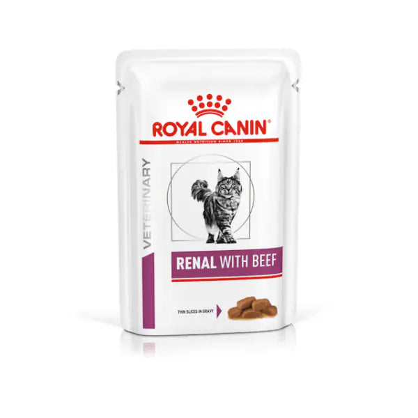 Royal Canin Veterinary Diet Renal Multipack 12 x 85 gr  Manzo bauzaarit.myshopify.com