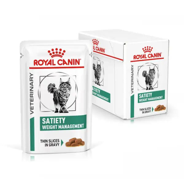 Royal Canin Veterinary Diet Satiety Weight Management Cat Multipack  12x85 gr   bauzaarit.myshopify.com