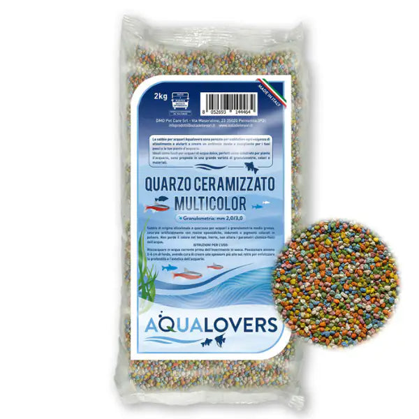 Sabbia decorativa per acquari d'acqua dolce Quarzo Aqualovers  2 kg - Multicolor bauzaarit.myshopify.com