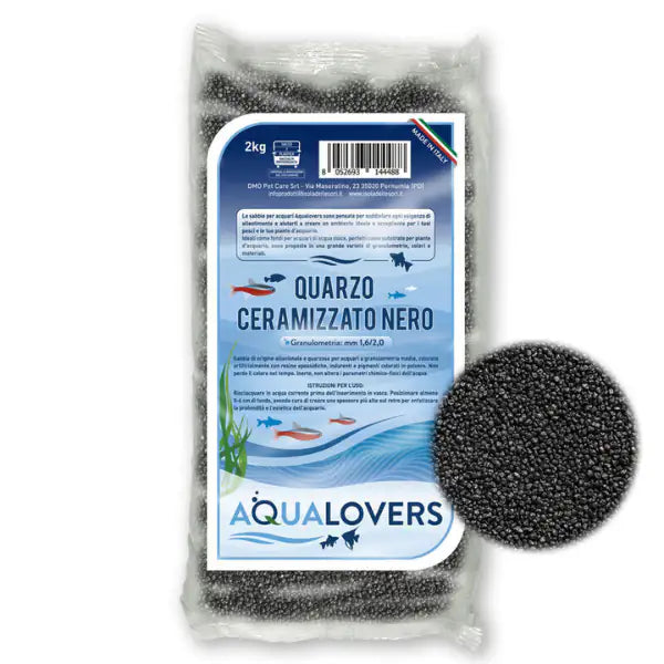 Sabbia decorativa per acquari d'acqua dolce Quarzo Aqualovers  2 kg - Nero bauzaarit.myshopify.com