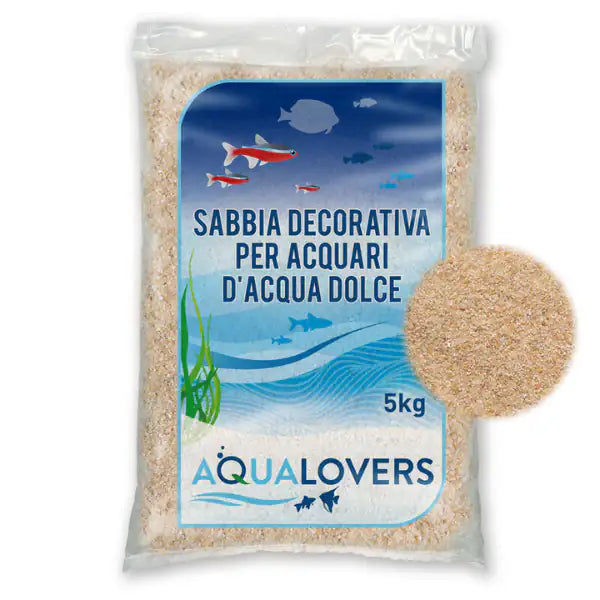 Sabbia decorativa per acquari d'acqua dolce Quarzo Aqualovers  5 kg - Rosa bauzaarit.myshopify.com
