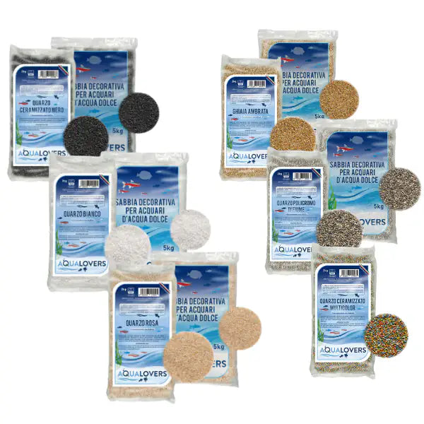 Sabbia decorativa per acquari d'acqua dolce Quarzo Aqualovers   bauzaarit.myshopify.com