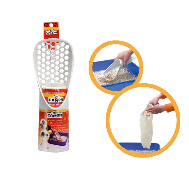 Sacchetti ricambio per lettiera Camon  Confezione da 25 sacchetti ricambio bauzaarit.myshopify.com