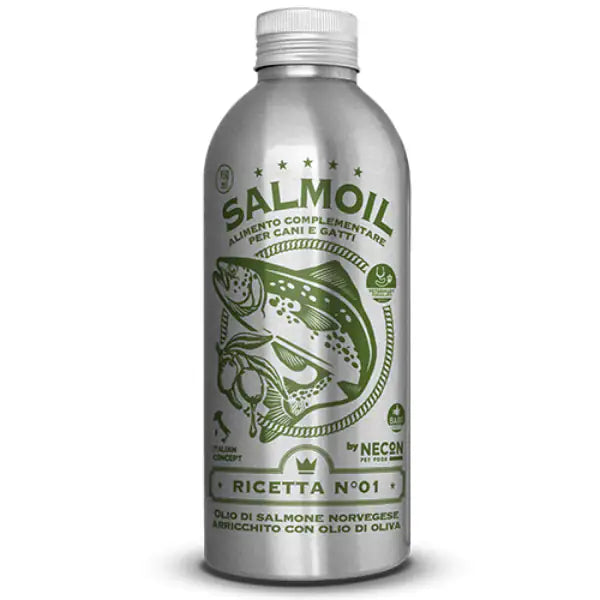 Salmoil olio di salmone per cani e gatti Benessere Renale   bauzaarit.myshopify.com