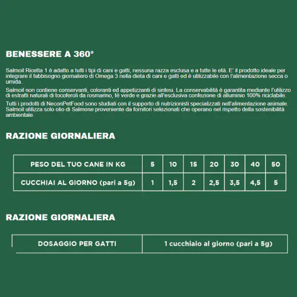 Salmoil olio di salmone per cani e gatti Benessere Renale   bauzaarit.myshopify.com