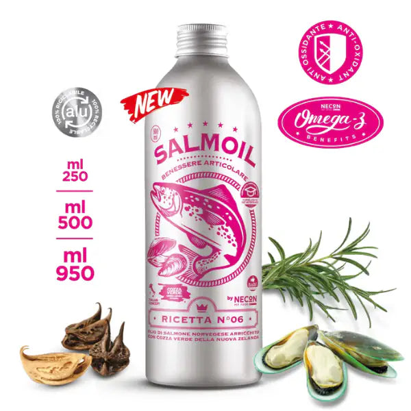 Salmoil olio di salmone per cani e gatti Benessere articolare   bauzaarit.myshopify.com