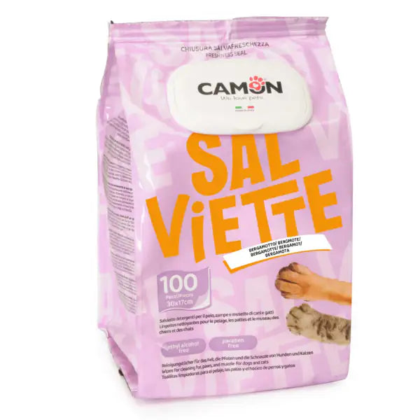 Salviette Detergenti Camon  100 pezzi - Bergamotto bauzaarit.myshopify.com