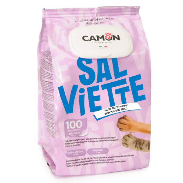 Salviette Detergenti Camon  100 pezzi - Talco bauzaarit.myshopify.com