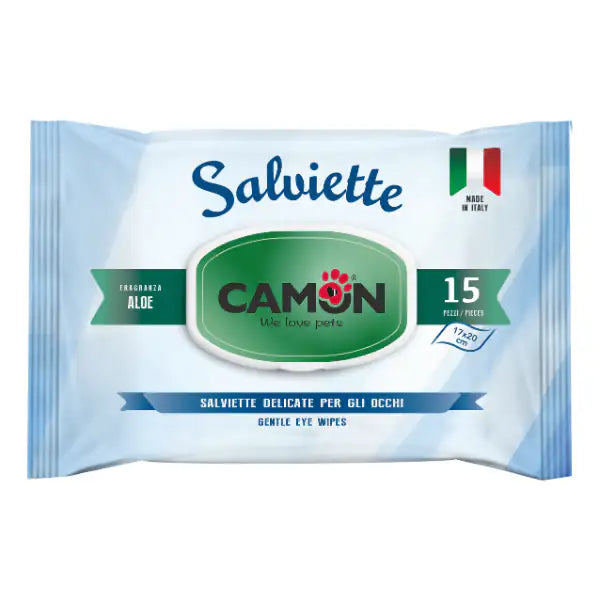 Salviette Detergenti Camon  15 pezzi - Aloe bauzaarit.myshopify.com