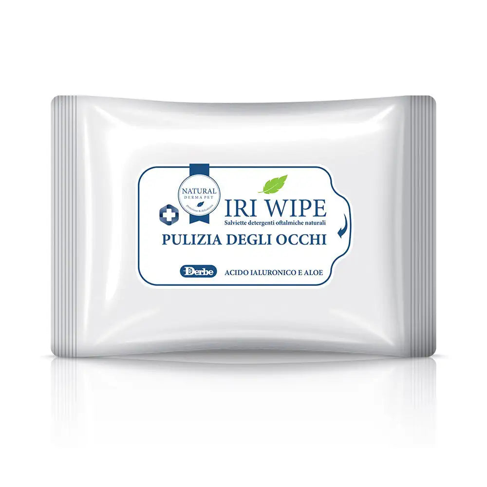 Salviette Iriwipe Natural Derma Pet acido ialuronico e aloe   bauzaarit.myshopify.com