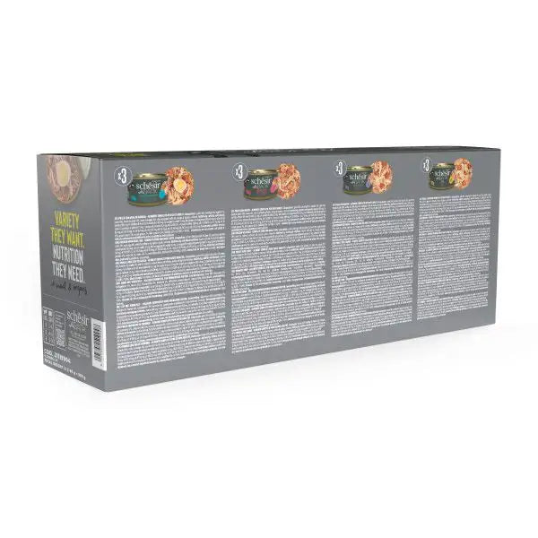 Schesir After Dark Cat Variety Pack Filetti in brodo 12x80 gr   bauzaarit.myshopify.com