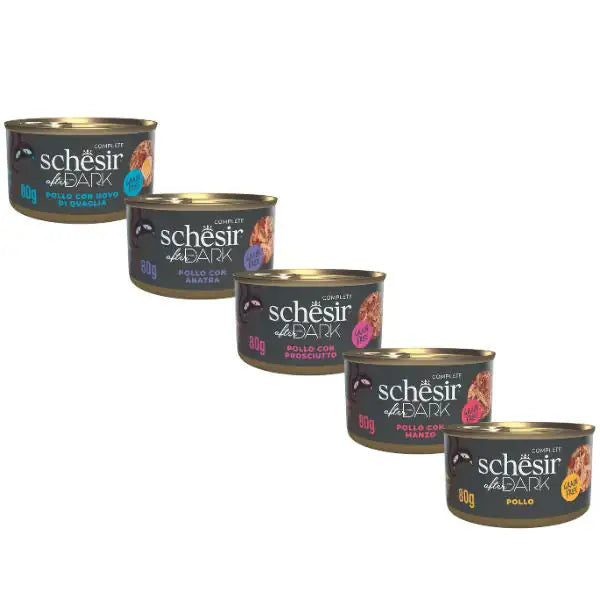 Schesir After Dark Cat filetti in brodo Grain Free 80 g   bauzaarit.myshopify.com