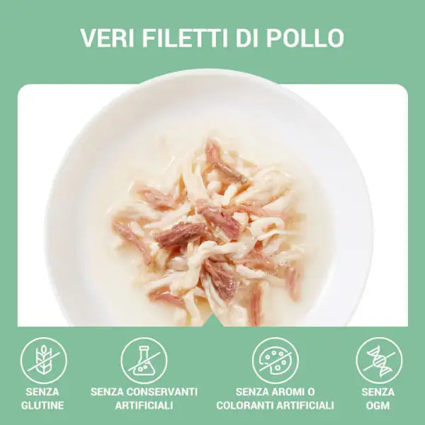Schesir Cat Adult filetti in brodo alimento complementare in lattina 70 gr   bauzaarit.myshopify.com