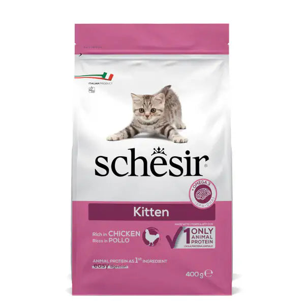 Schesir Cat Dry Kitten  400 gr bauzaarit.myshopify.com