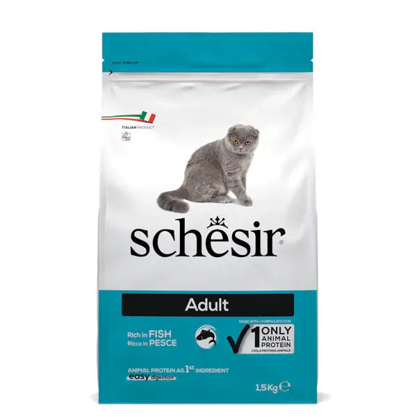 Schesir Cat Dry Mantenimento Pesce  1,5 kg bauzaarit.myshopify.com