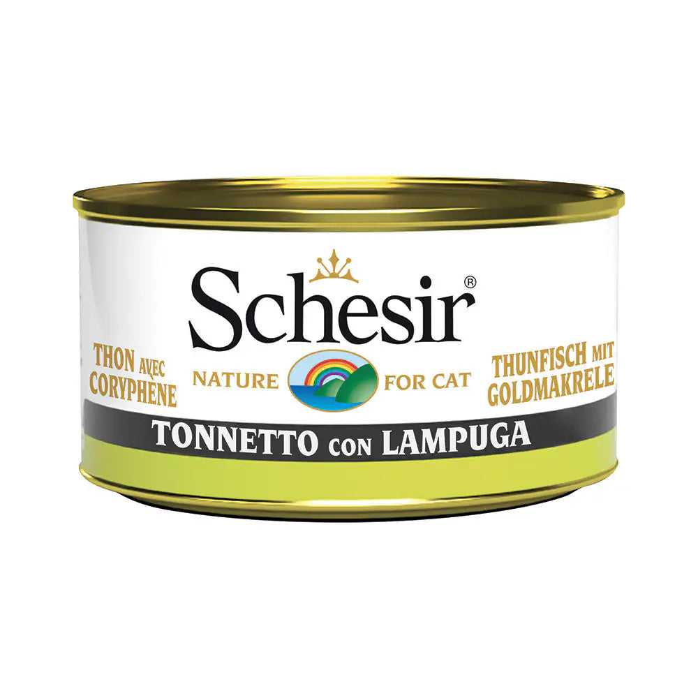 Schesir Cat Soft Adult filetti in gelatina alimento completo lattina 85 gr  Tonnetto bauzaarit.myshopify.com