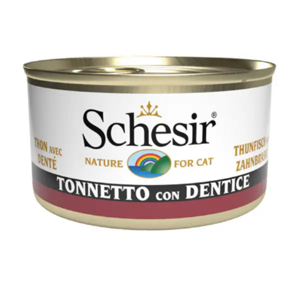 Schesir Cat Soft Adult filetti in gelatina alimento completo lattina 85 gr  Tonnetto bauzaarit.myshopify.com