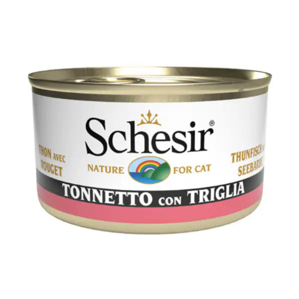 Schesir Cat Soft Adult filetti in gelatina alimento completo lattina 85 gr  Tonnetto bauzaarit.myshopify.com