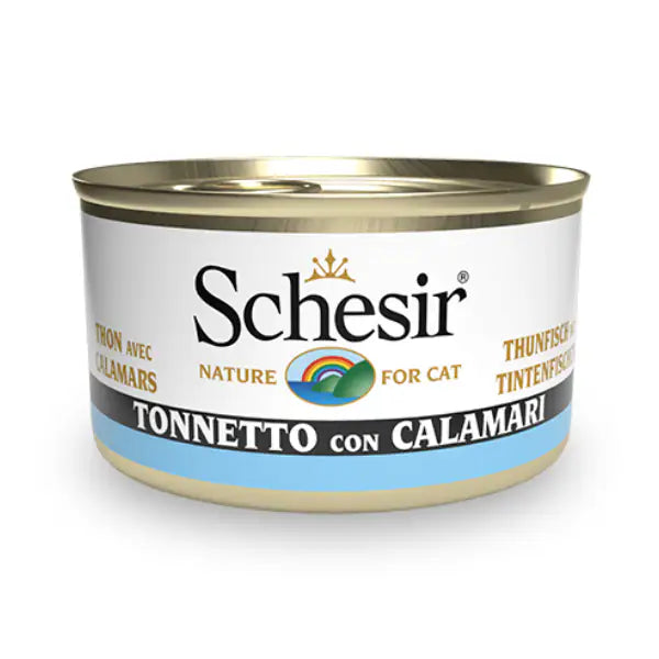 Schesir Cat Soft Adult filetti in gelatina alimento completo lattina 85 gr  Tonnetto bauzaarit.myshopify.com