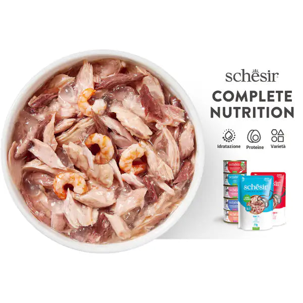 Schesir Cat Soft Adult filetti in gelatina alimento completo lattina 85 gr   bauzaarit.myshopify.com