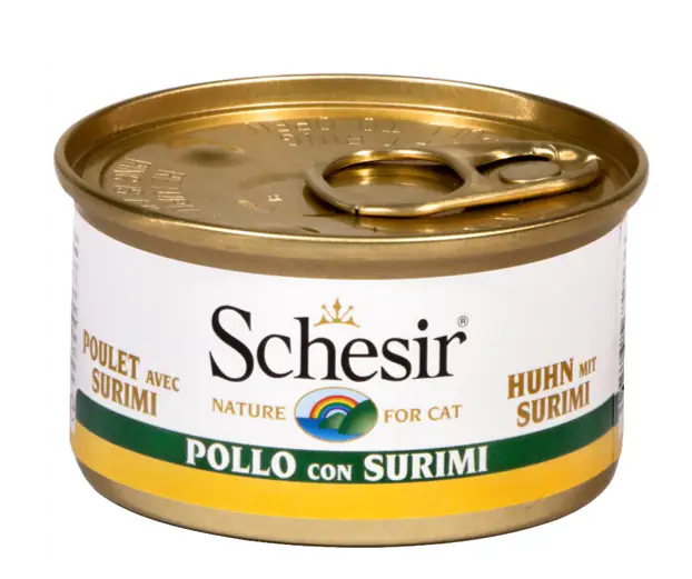 Schesir Cat Soft Adult filetti in gelatina alimento completo lattina 85 gr   bauzaarit.myshopify.com