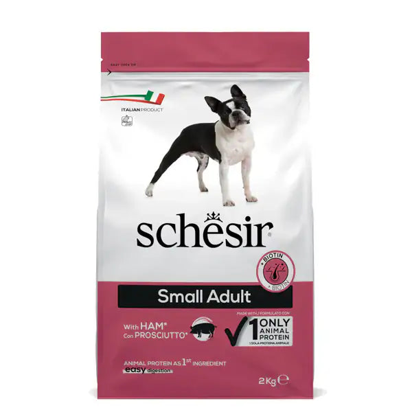Schesir Dog Adult Small Maintenance Prosciutto  2 kg bauzaarit.myshopify.com