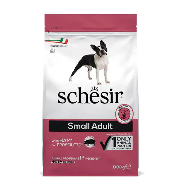 Schesir Dog Adult Small Maintenance Prosciutto   bauzaarit.myshopify.com