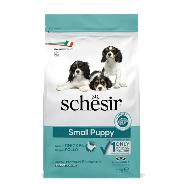 Schesir Dog Dry Small Puppy Pollo   bauzaarit.myshopify.com