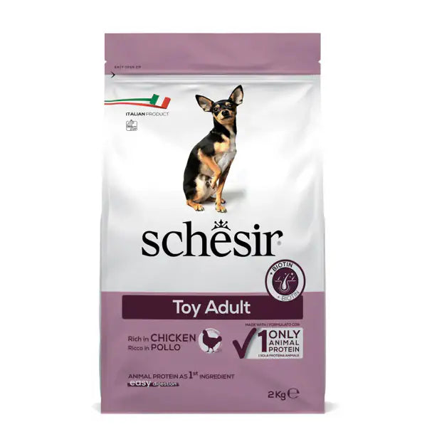 Schesir Dog Dry Toy Maintenance Pollo   bauzaarit.myshopify.com