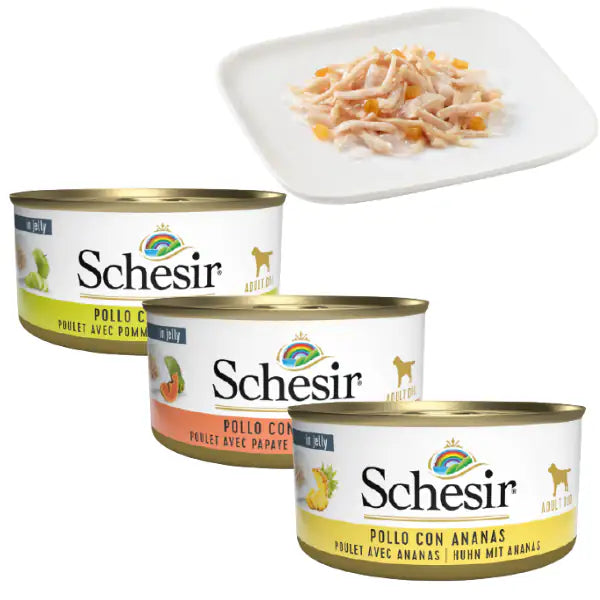 Schesir Dog Fruit 150 gr   bauzaarit.myshopify.com