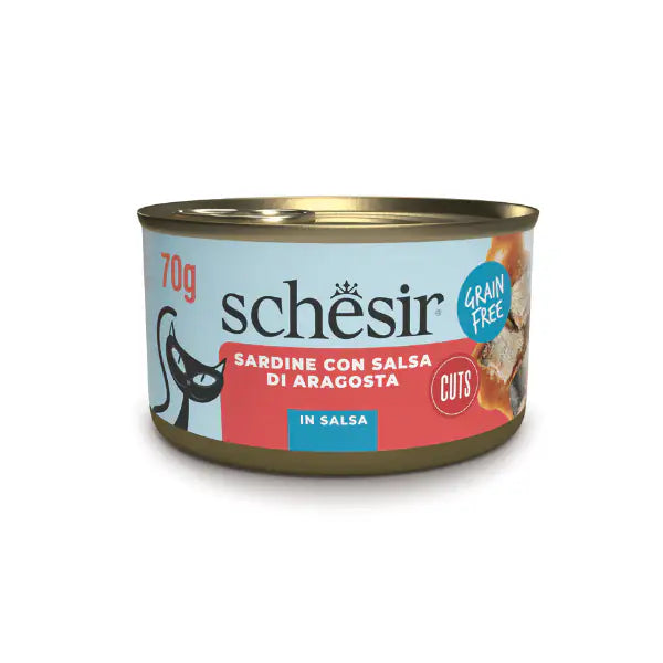 Schesir Sardine Filetti in salsa Cat Adult Grain Free 70 gr  Sardine bauzaarit.myshopify.com