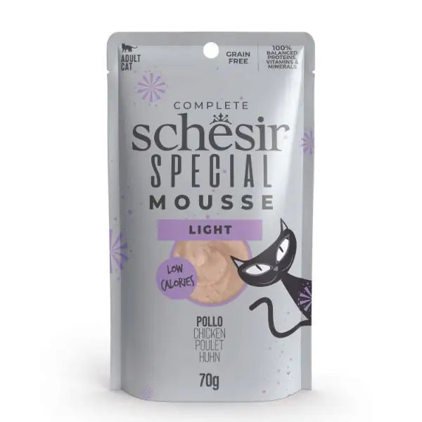 Schesir Special Cat Mousse Grain Free 70 g  Light: pollo bauzaarit.myshopify.com