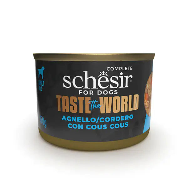 Schesir for Dogs Taste the World 150 gr  Agnello con cous cous bauzaarit.myshopify.com
