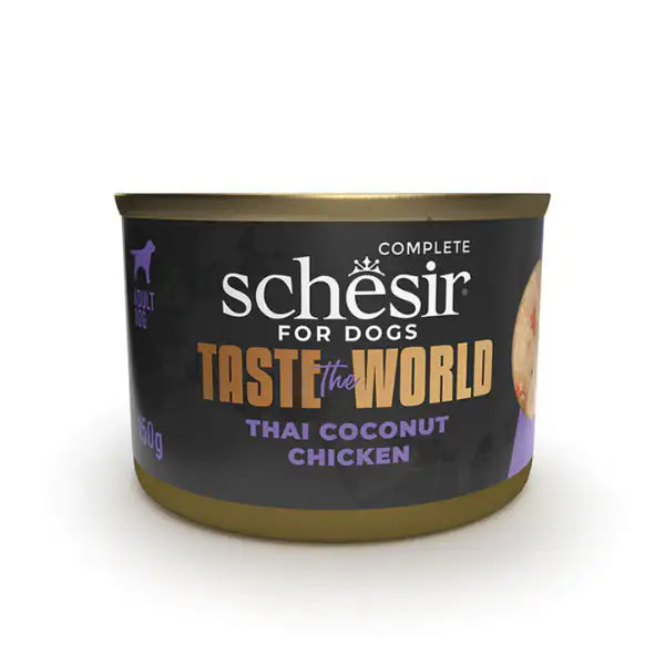 Schesir for Dogs Taste the World 150 gr  Pollo thai coconut bauzaarit.myshopify.com