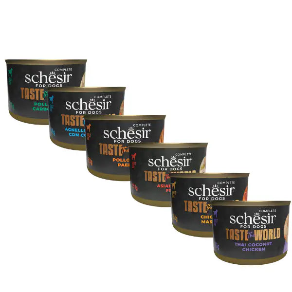 Schesir for Dogs Taste the World 150 gr   bauzaarit.myshopify.com