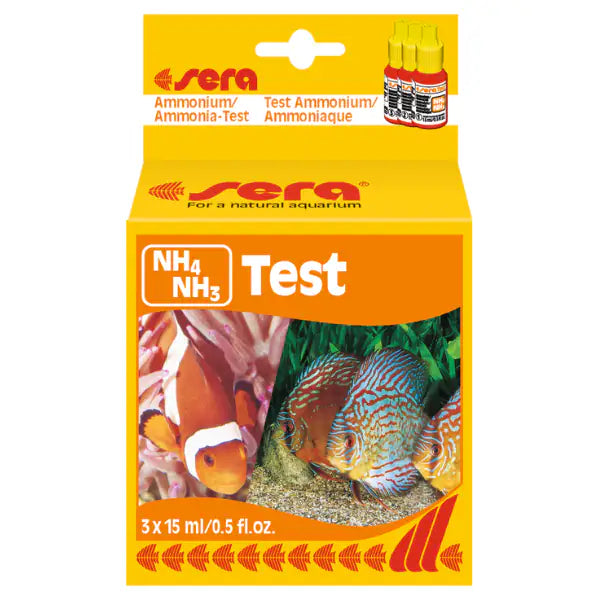 Sera Ammonio e Ammoniaca-Test (NH4/NH3)  3 x 15 ml bauzaarit.myshopify.com