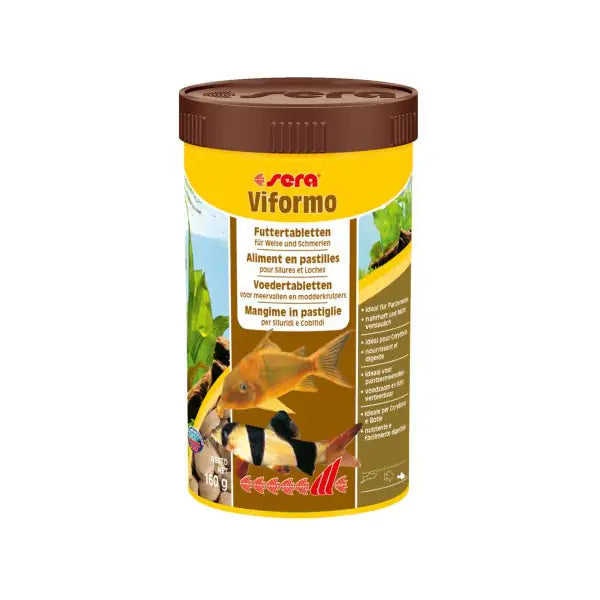 Sera Viformo Nature mangime in pastiglie per pesce gatto e pesci da fondale   bauzaarit.myshopify.com