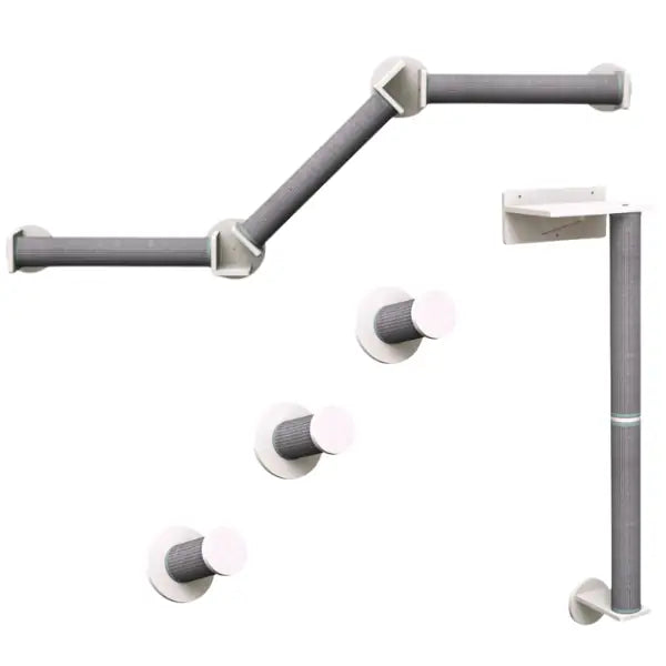 Set componibile fissaggio a muro arrampicamento per gatti Trixie   bauzaarit.myshopify.com
