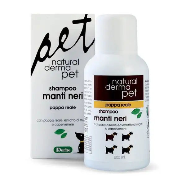 Shampoo Manti Neri Natural Derma Pet  200 ml bauzaarit.myshopify.com