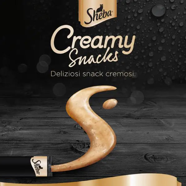 Sheba Creamy Snacks per gatti multipack 4x12 gr   bauzaarit.myshopify.com