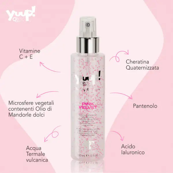 Siero ristrutturante alla cheratina Pink Velvet Yuup   bauzaarit.myshopify.com