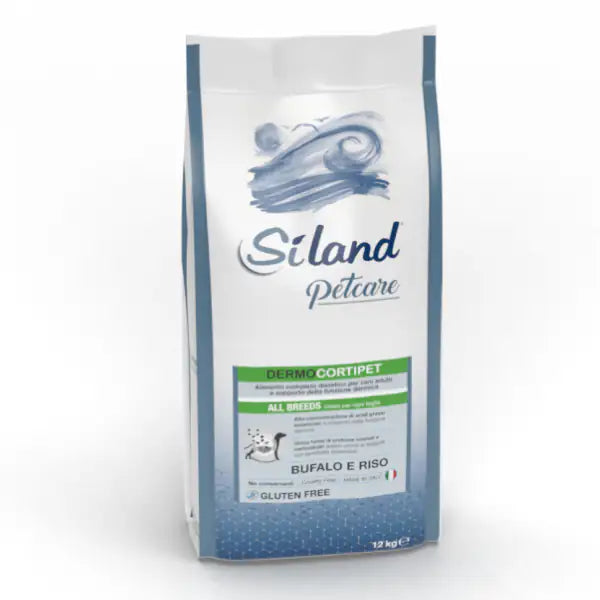 Siland Dermocortipet Dog Adult Bufalo e Riso All Breeds  12 kg bauzaarit.myshopify.com