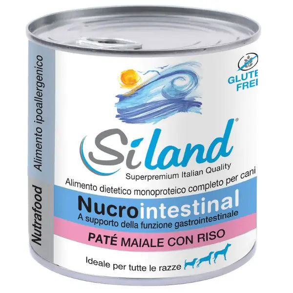 Siland Diet Nucrointestinal da 300 gr  Paté maiale con riso bauzaarit.myshopify.com